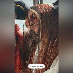 VINTAGE CHRISTIAN DIOR Logo Silk Scarf